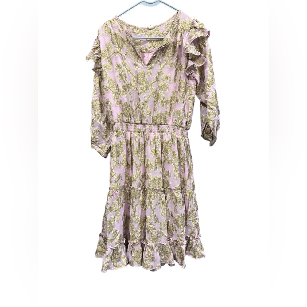 Uncle Frank Pink and Green Floral Dress